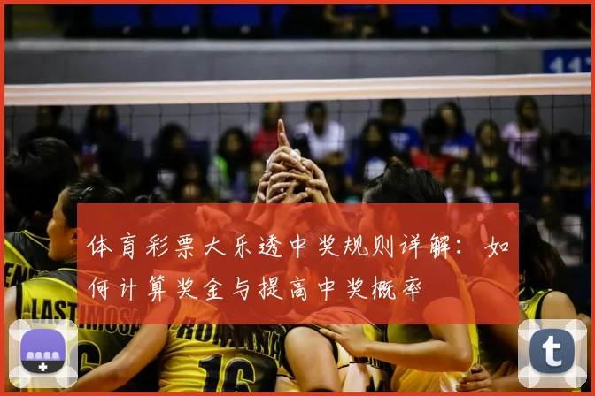 体育彩票大乐透中奖规则详解:如何计算奖金与提高中奖概率
